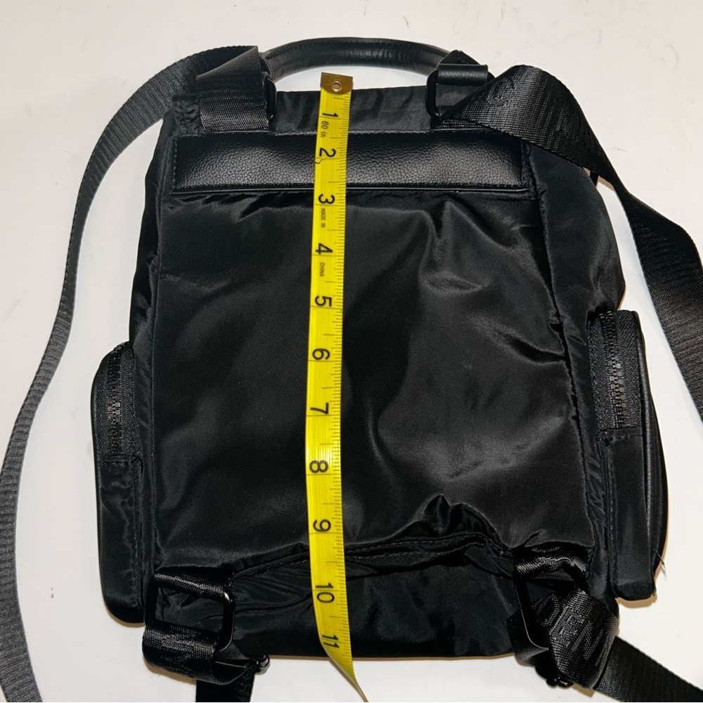 Madden NYC Black Women's Backpack with Chain Detail - Picture 3 of 14